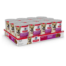 Hill’s - Science Diet - Wet Food Tins - Adult Dog (1-6) - Savory Stew with Beef & Vegetables - 12 x 363gm